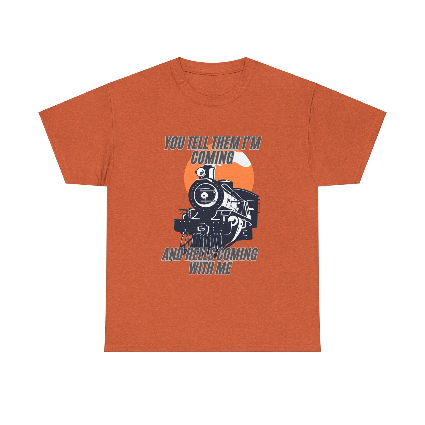 Hell's Coming Unisex Heavy Cotton Tee