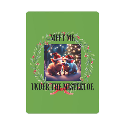 Xmas pigs Playing cards