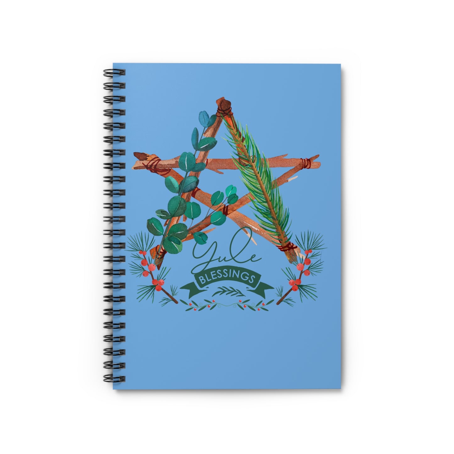 Yule Spiral Notebook - Ruled Line