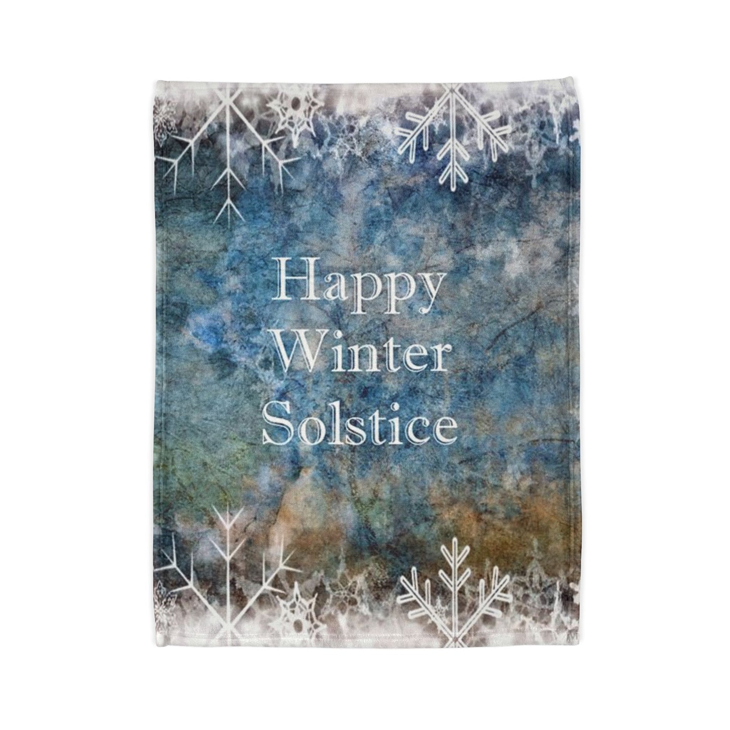 Happy Winter Solstice Soft Polyester Blanket