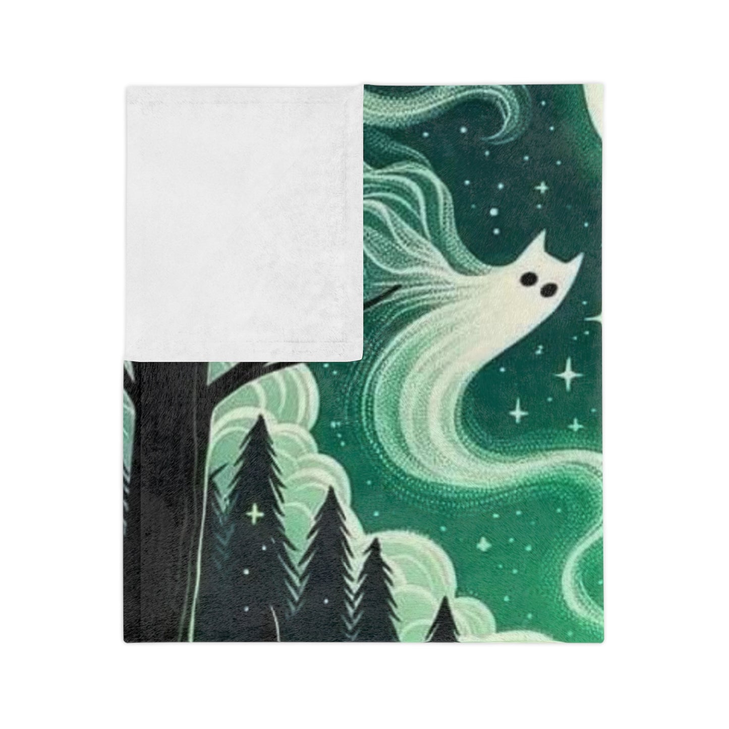 Spirited Cats Velveteen Microfiber Blanket