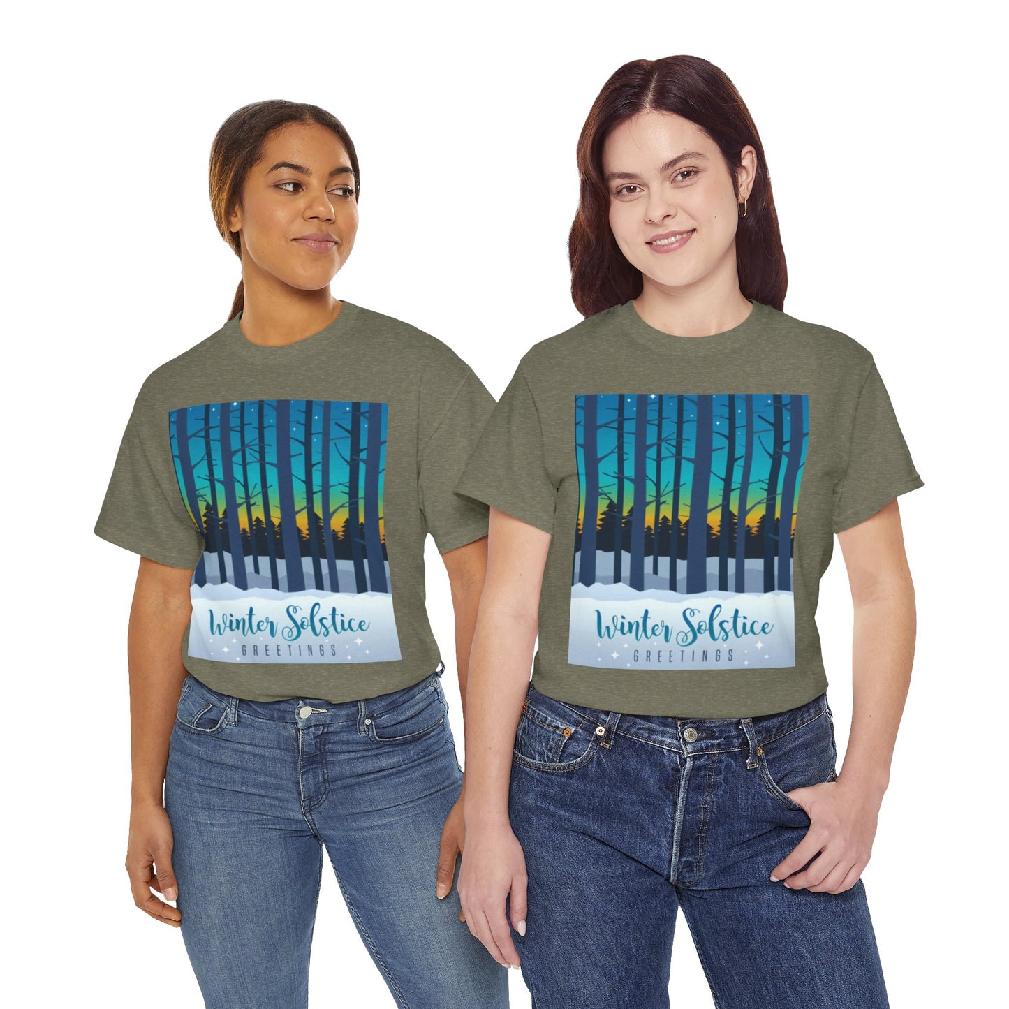 Winter Solstice Unisex Heavy Cotton Tee
