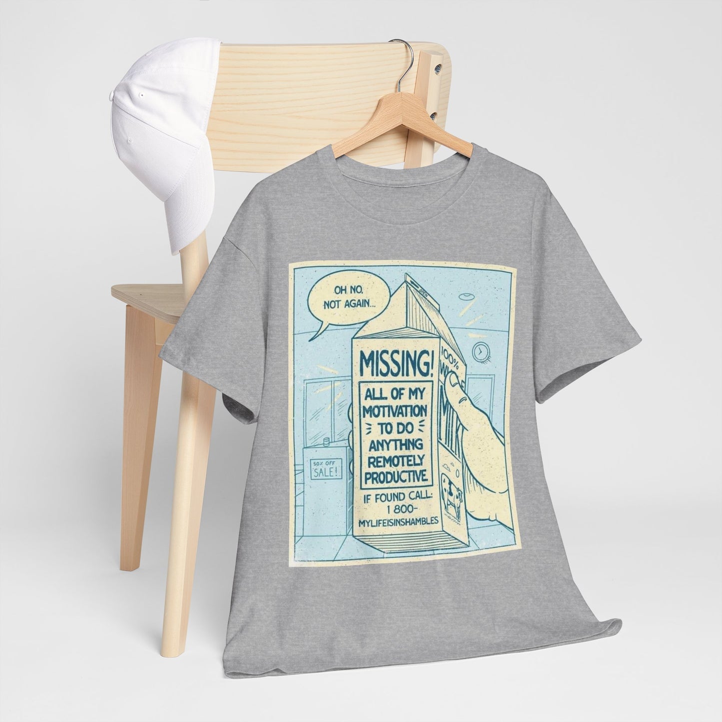 Missing Unisex Heavy Cotton Tee