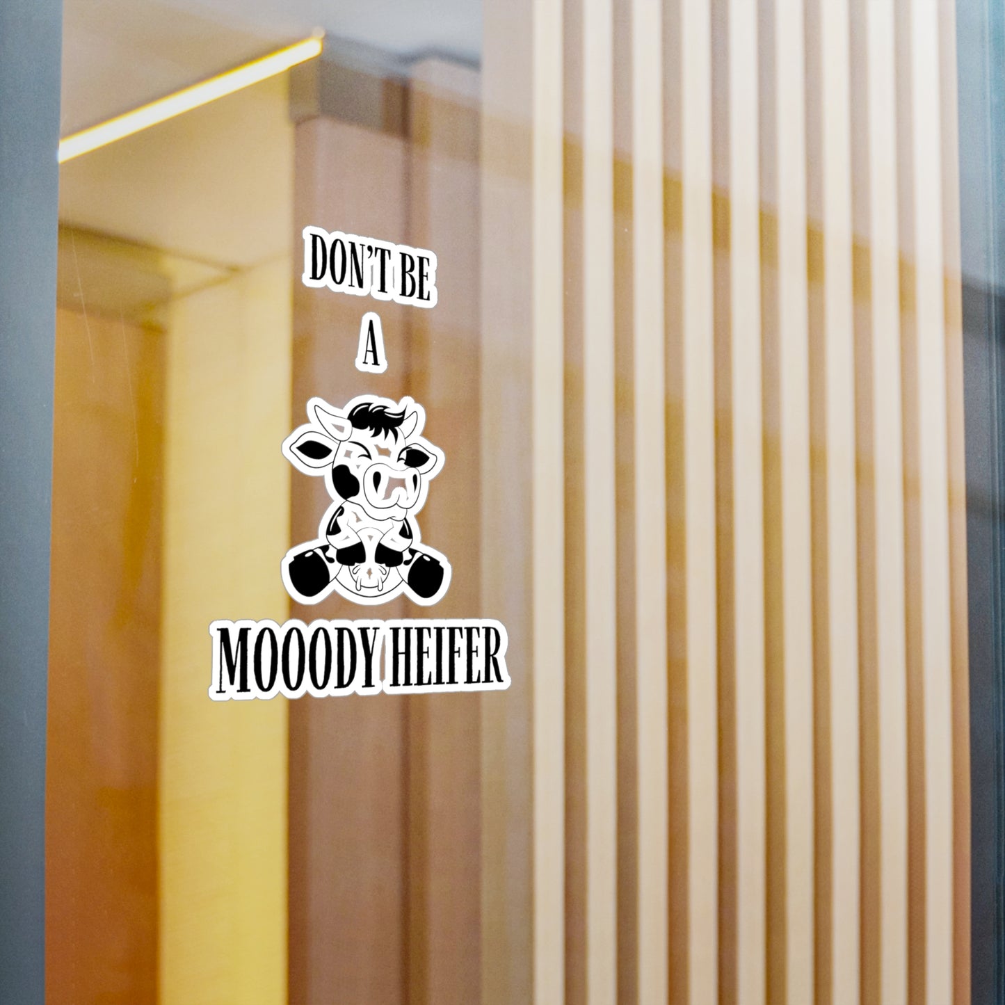Mooody Kiss-Cut Vinyl Decals