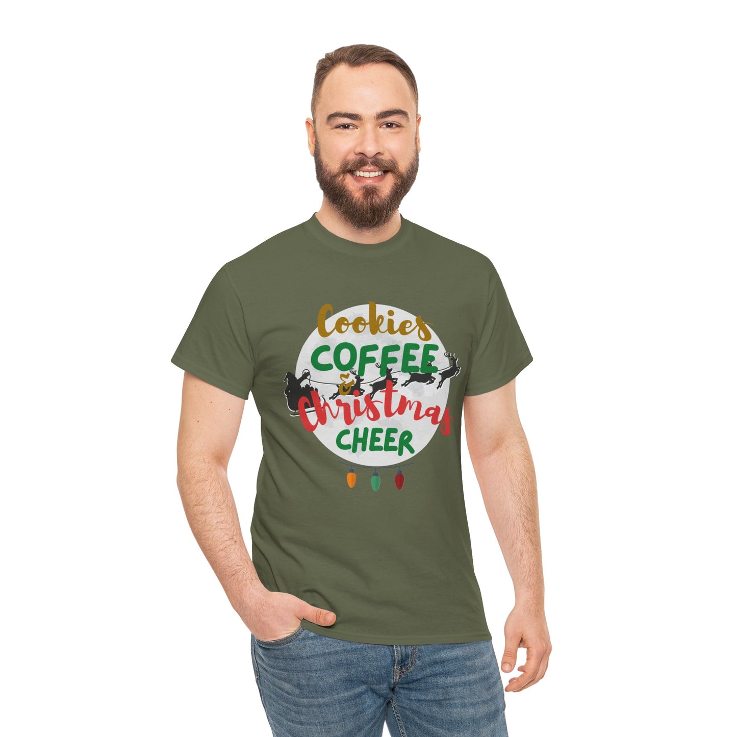 Christmas Cookies Unisex Heavy Cotton Tee