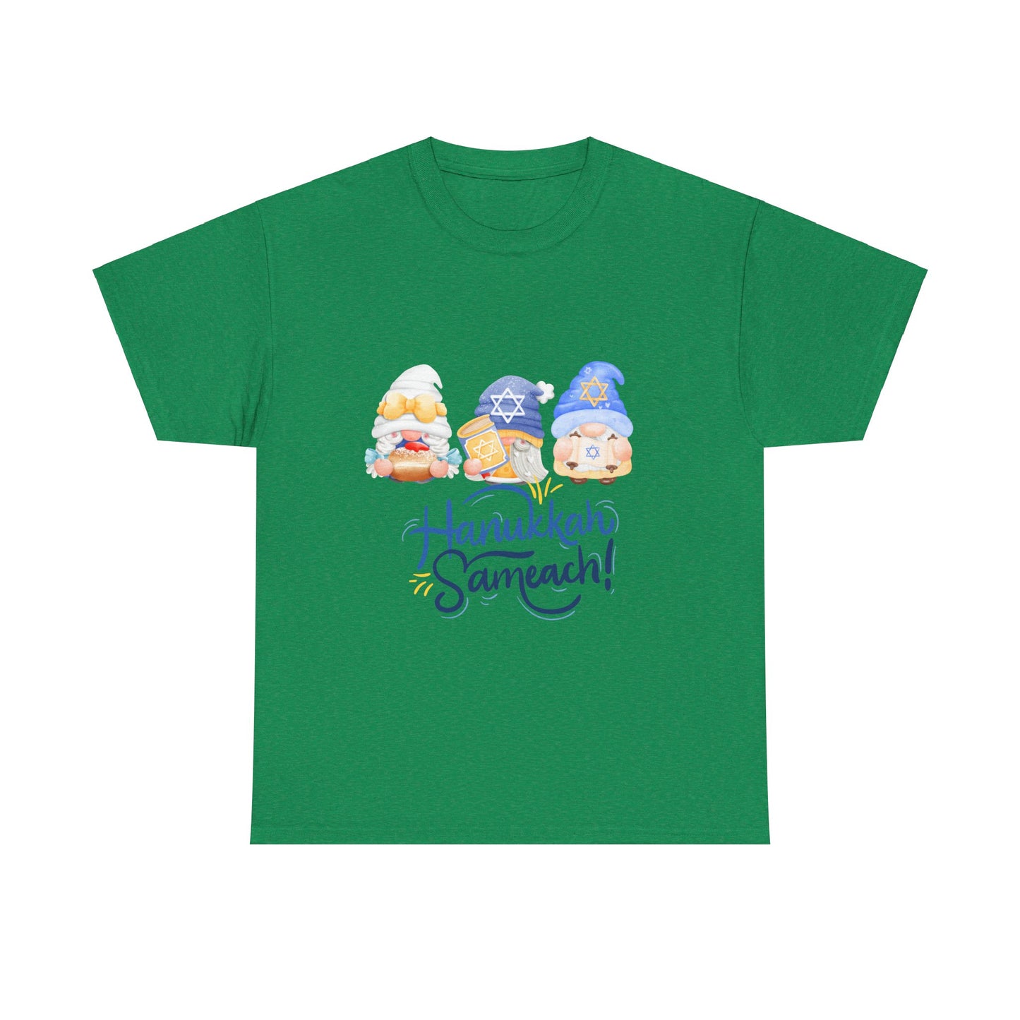 Hanukkah Gnomes Unisex Heavy Cotton Tee