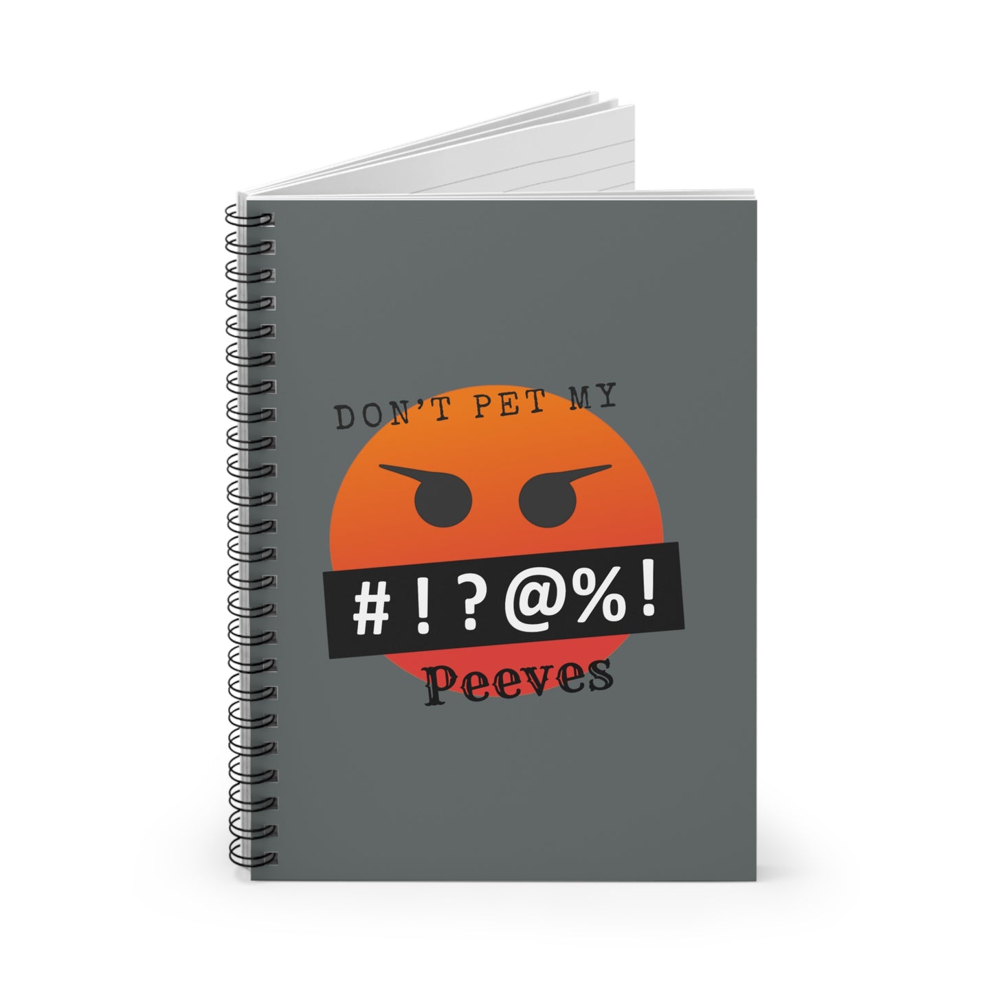 Don't Pet Spiral Notebook - Ruled Line