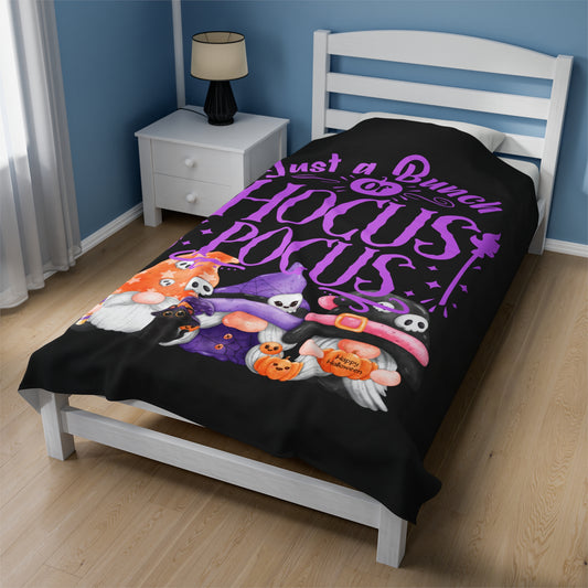 Hocus Pocus Velveteen Plush Blanket