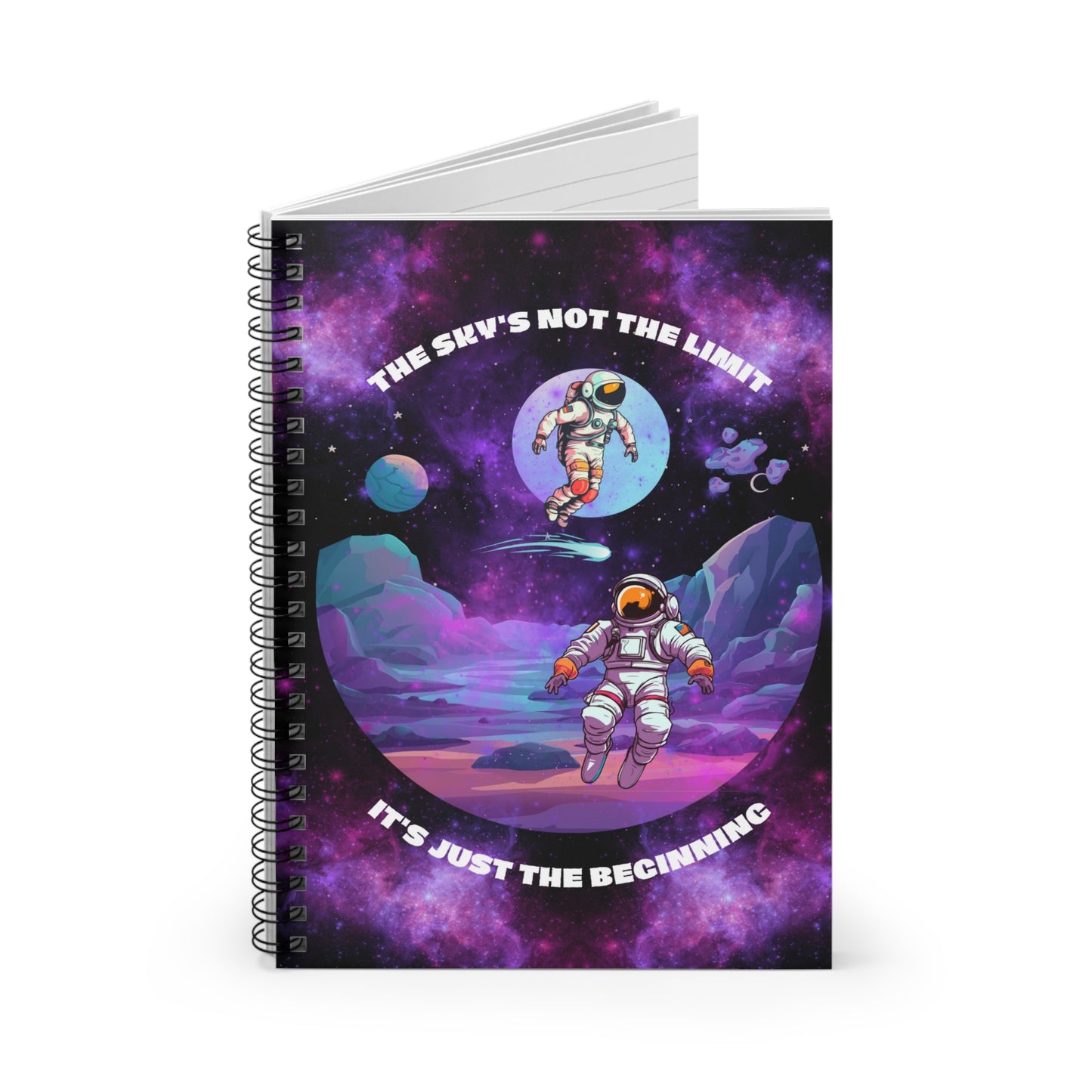 Just the Beginning Spiral Notebook - Ruled Line