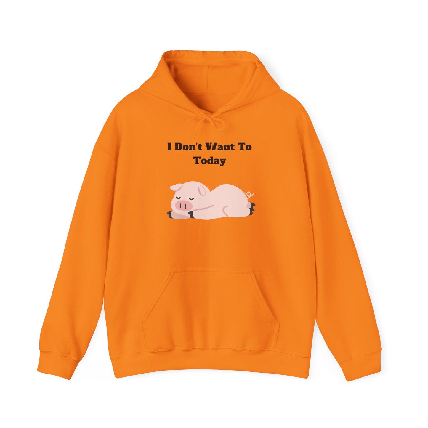 I Don't Want To Today Unisex Heavy Blend™ Hooded Sweatshirt