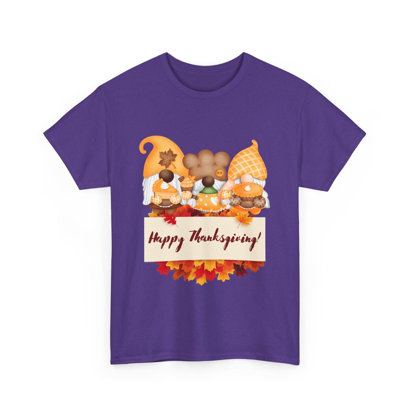 Gnome Thanksgiving Unisex Heavy Cotton Tee