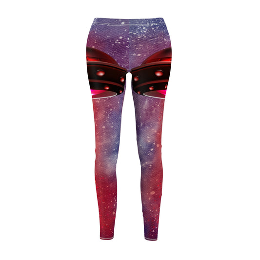 UFO Women's Cut & Sew Casual Leggings (AOP)