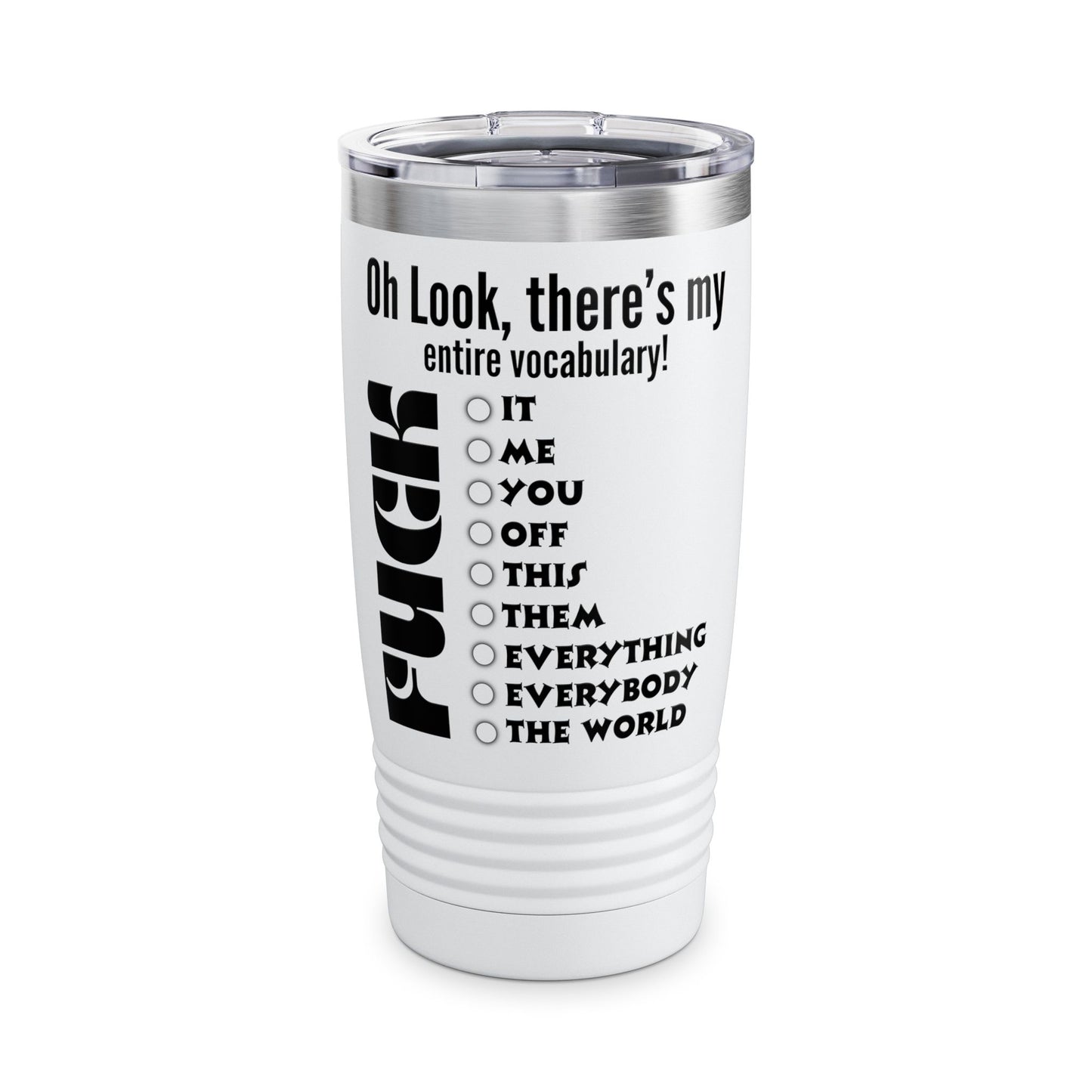 Vocabulary Ringneck Tumbler, 20oz