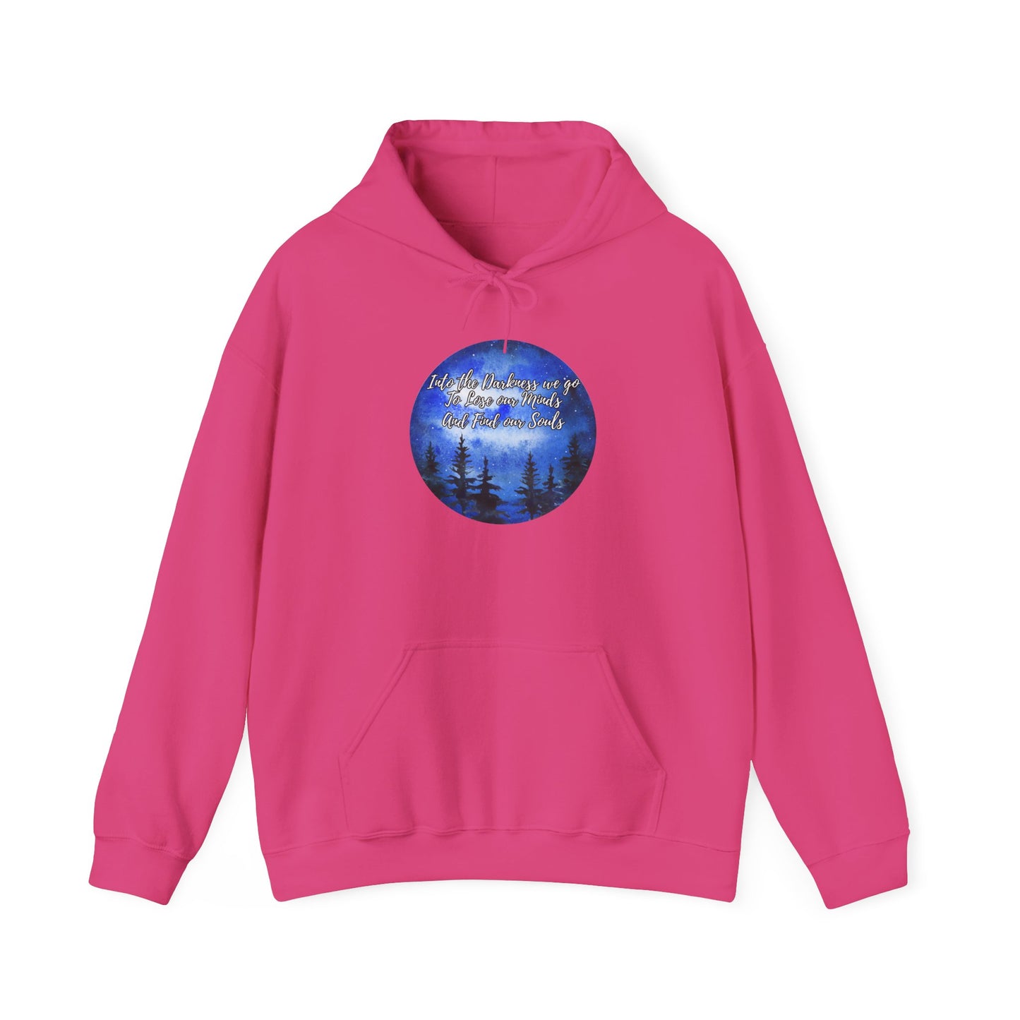 Into Darkness Unisex Heavy Blend™ Hooded Sweatshirt