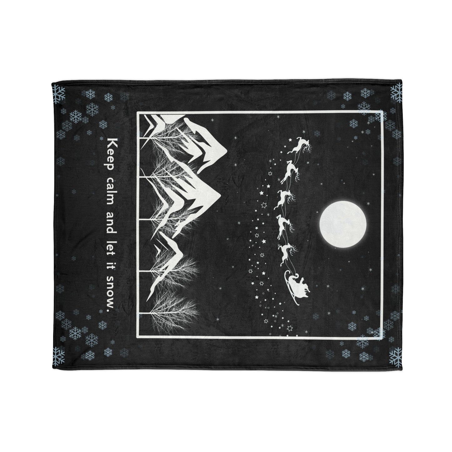 Let it Snow Soft Polyester Blanket