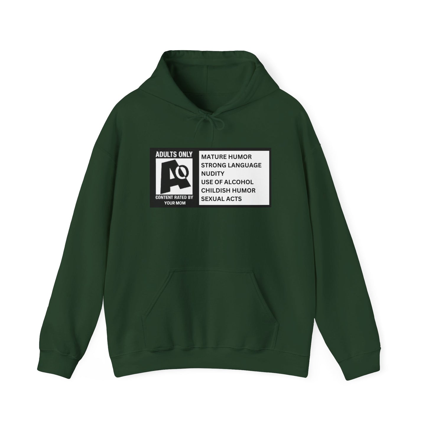 Maturity Rating Unisex Heavy Blend™ Hooded Sweatshirt