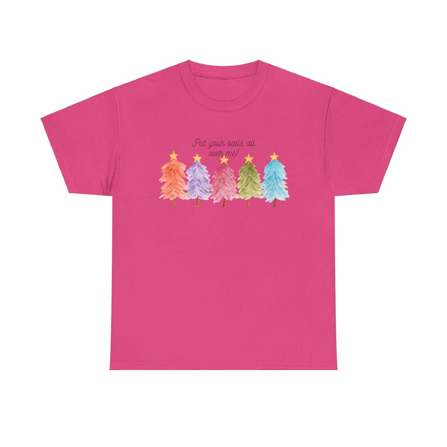Christmas trees Unisex Heavy Cotton Tee