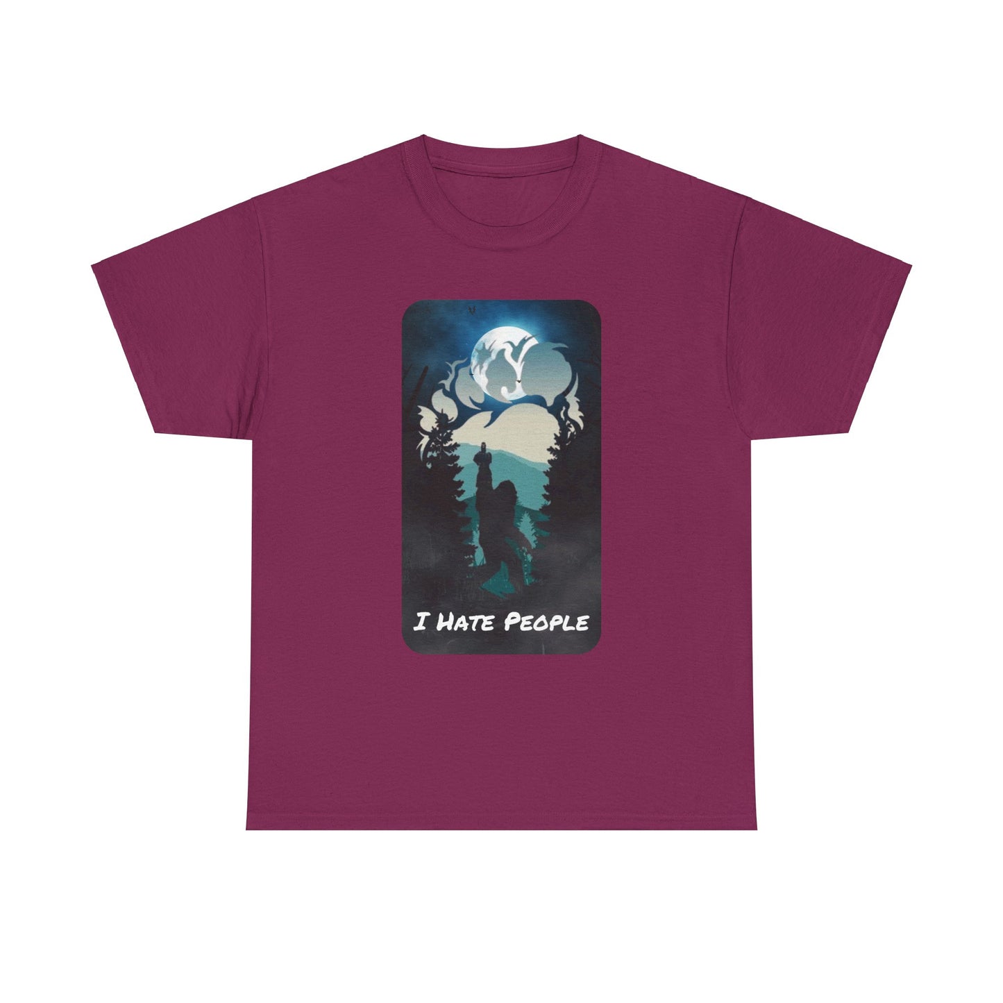 I Hate People Unisex Heavy Cotton Tee