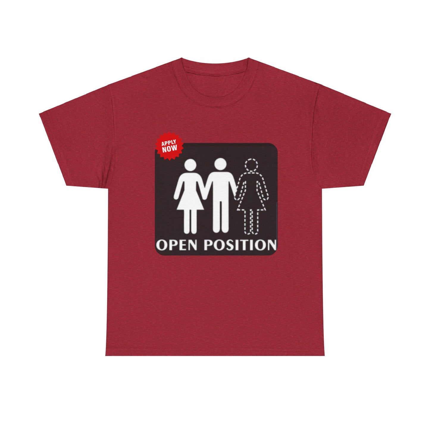 Open Position 2 Unisex Heavy Cotton Tee