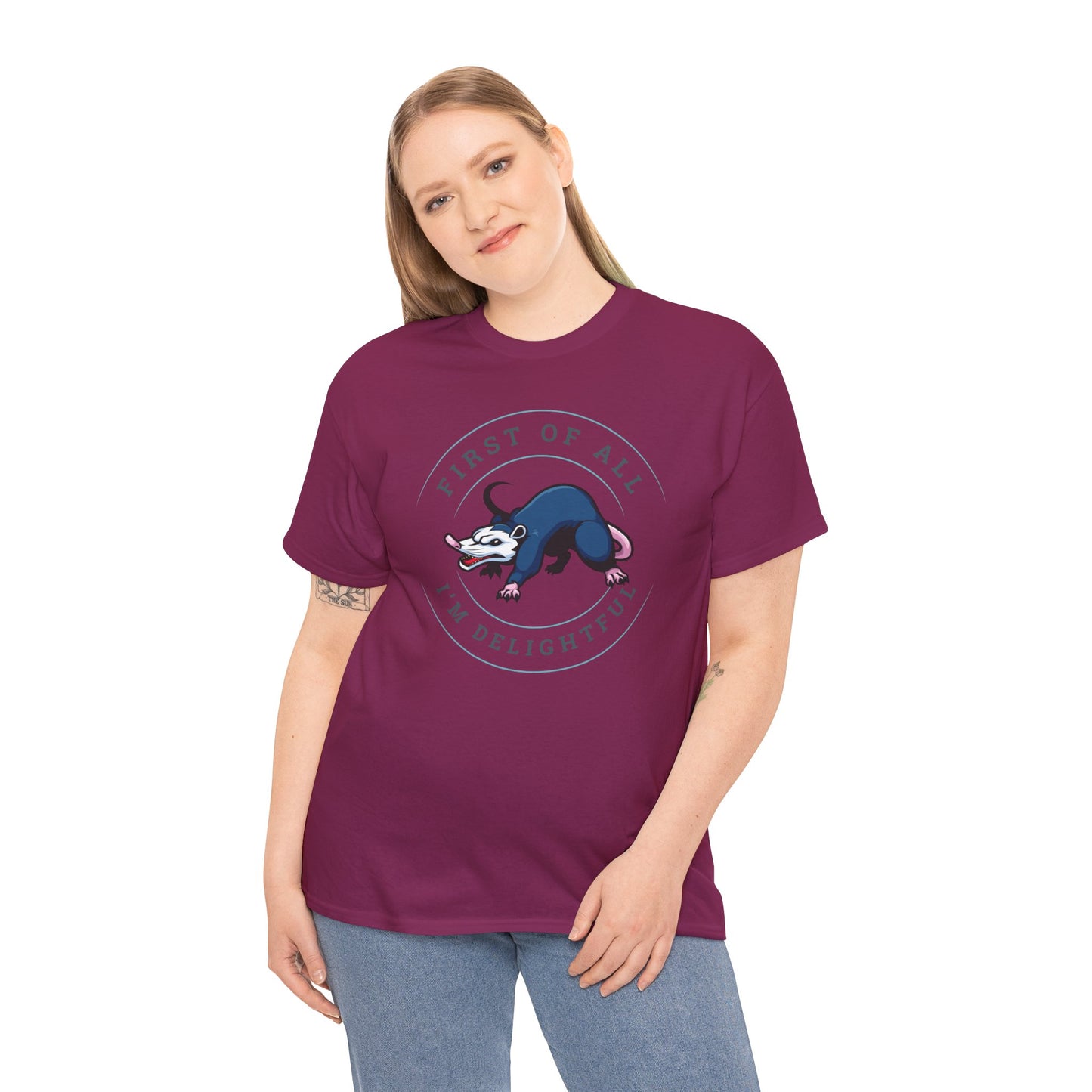 First of all Unisex Heavy Cotton Tee