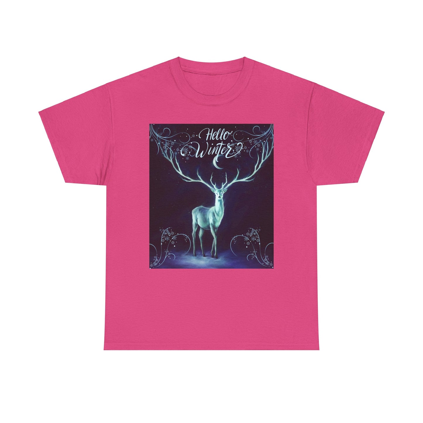 Hello Winter Unisex Heavy Cotton Tee