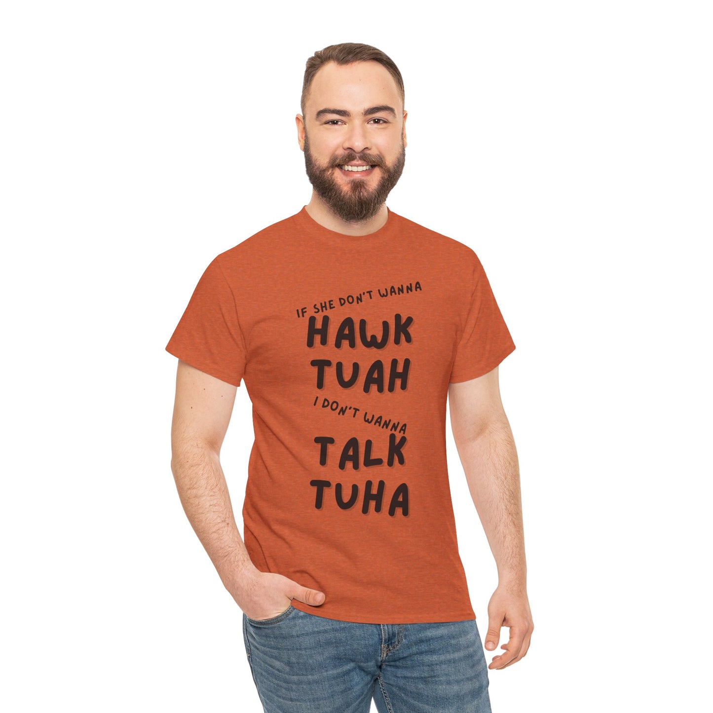 Hawk Tuah Unisex Heavy Cotton Tee
