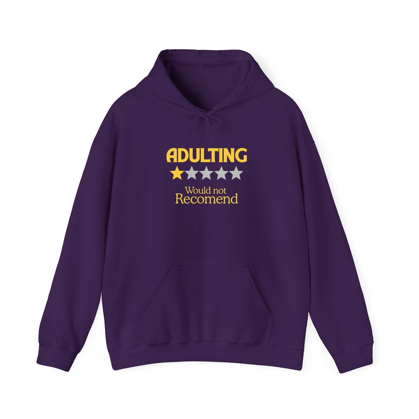 Adulting Unisex Heavy Blend™ Hooded Sweatshirt