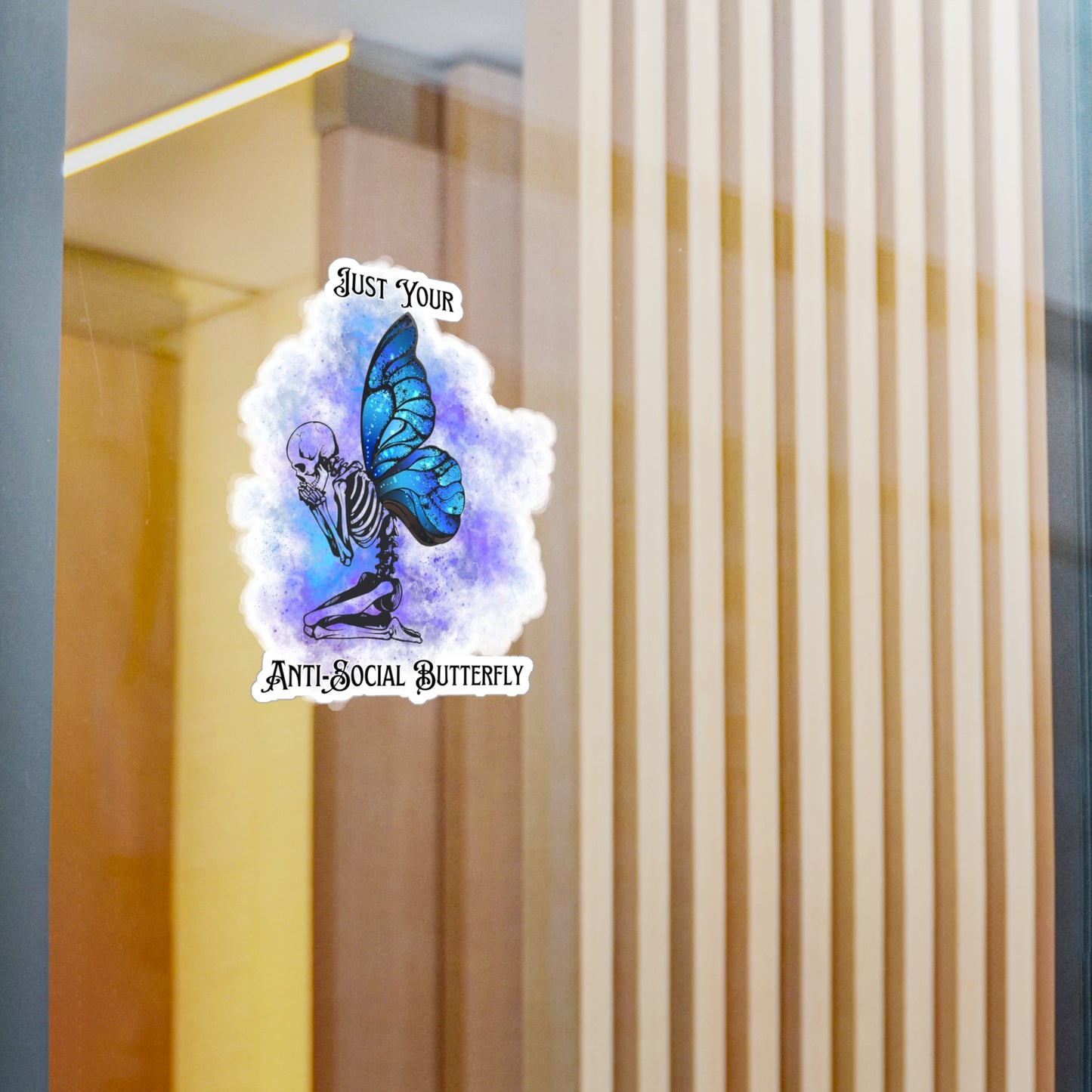 Anti-Social Kiss-Cut Vinyl Decals