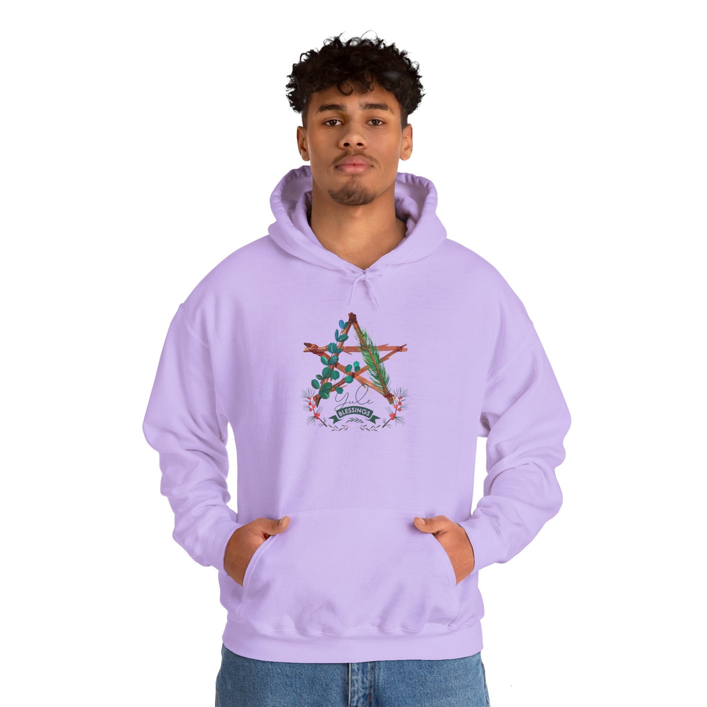 Yule Blessings Unisex Heavy Blend™ Hooded Sweatshirt