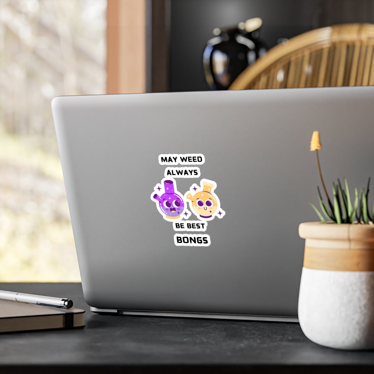 May Weed Kiss-Cut Vinyl Decals