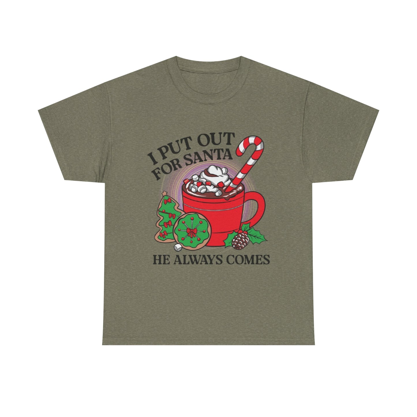 Put out for Santa Unisex Heavy Cotton Tee