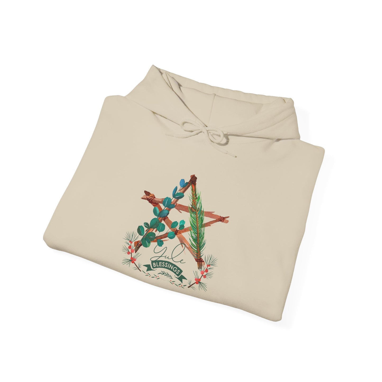 Yule Blessings Unisex Heavy Blend™ Hooded Sweatshirt
