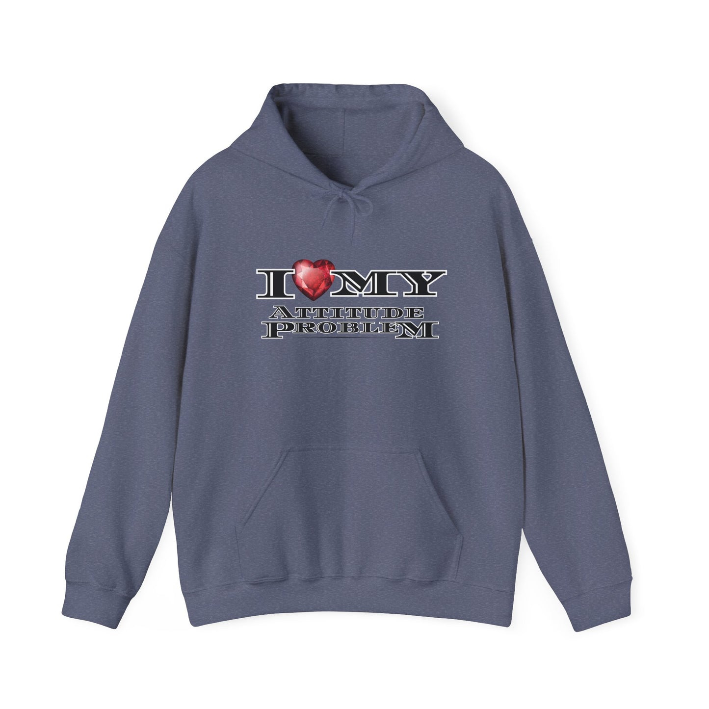 Love My Attitude Unisex Heavy Blend™ Hooded Sweatshirt