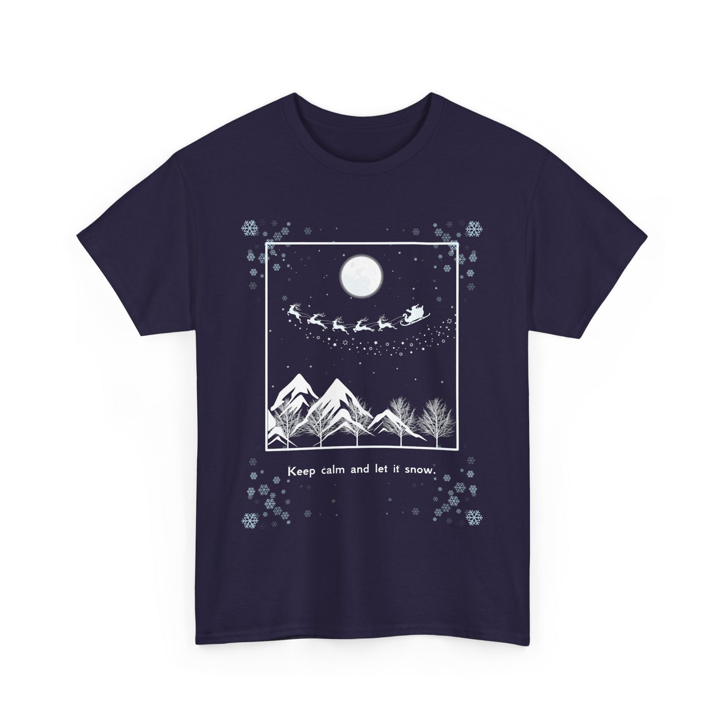 Let it Snow Unisex Heavy Cotton Tee