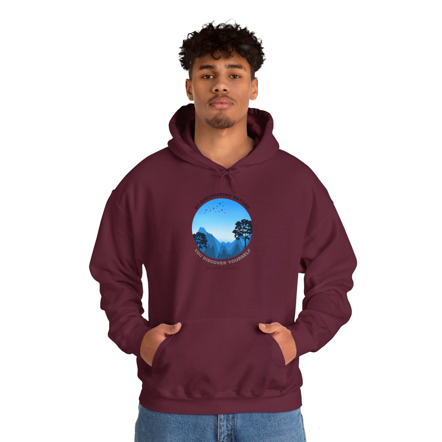 Nature quote Unisex Heavy Blend™ Hooded Sweatshirt