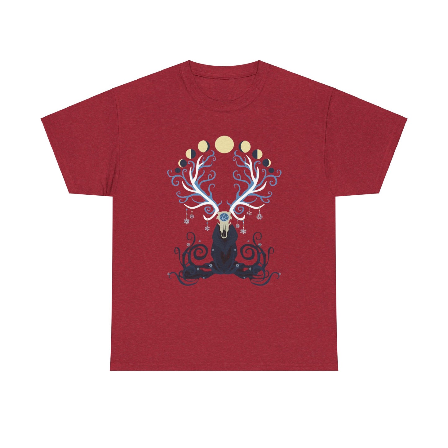 Deer Moon Unisex Heavy Cotton Tee