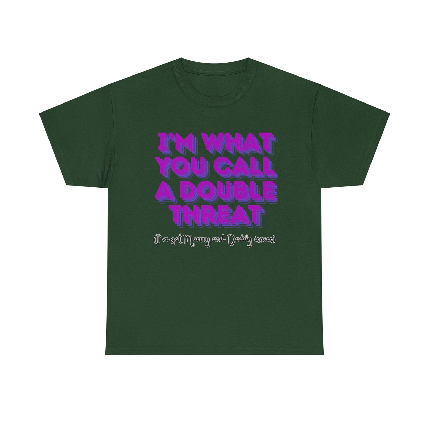 Double Threat Unisex Heavy Cotton Tee