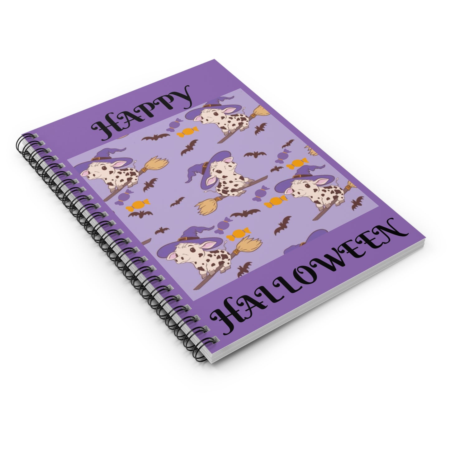 Witch Cows Spiral Notebook - Ruled Line