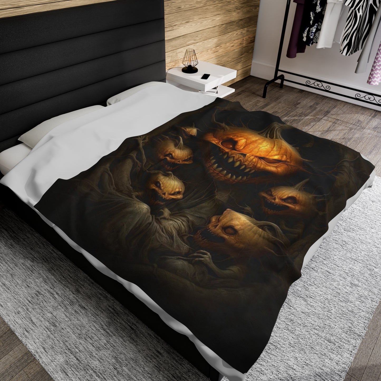 Halloween Velveteen Plush Blanket