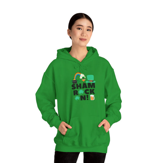 Shamrock On Unisex Heavy Blend™ Hooded Sweatshirt