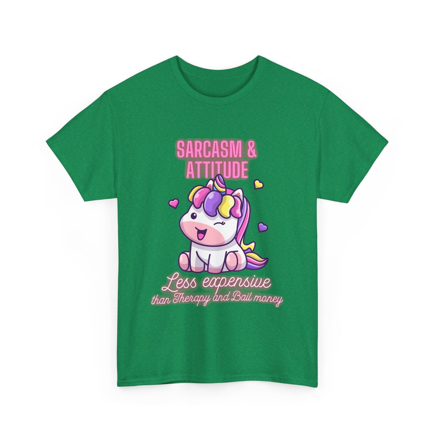 Sarcasm & attitude Unisex Heavy Cotton Tee