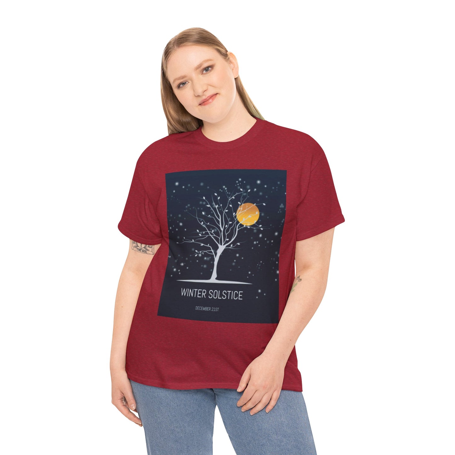Winter Solstice Unisex Heavy Cotton Tee