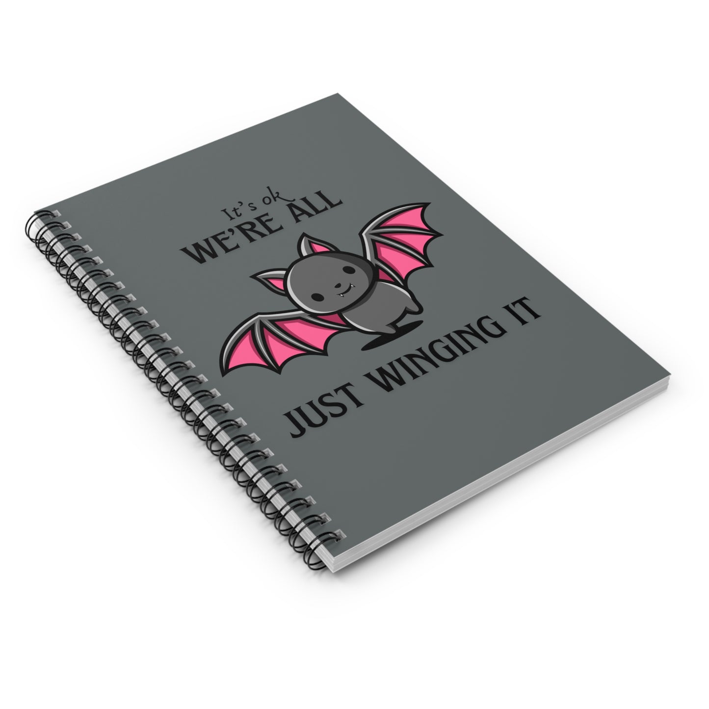 It's Ok Spiral Notebook - Ruled Line