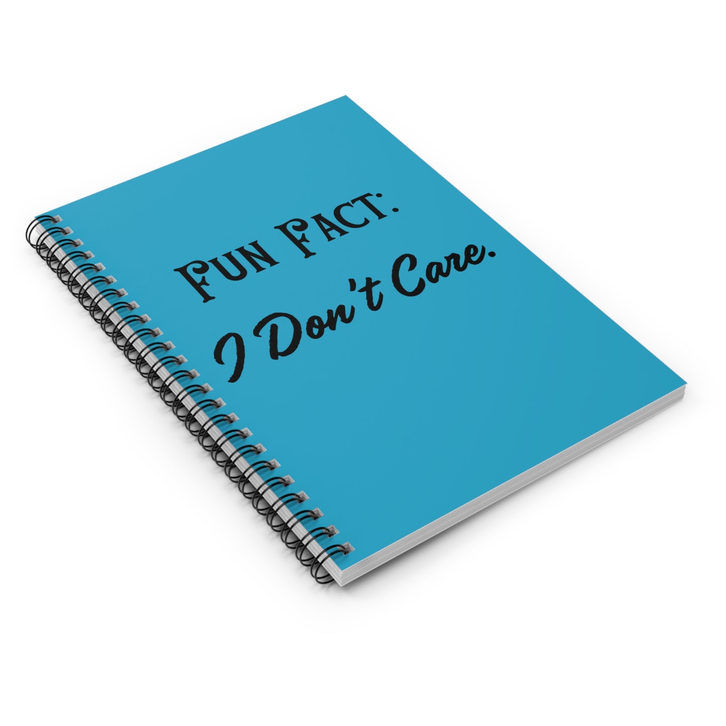 Fun Fact Spiral Notebook - Ruled Line