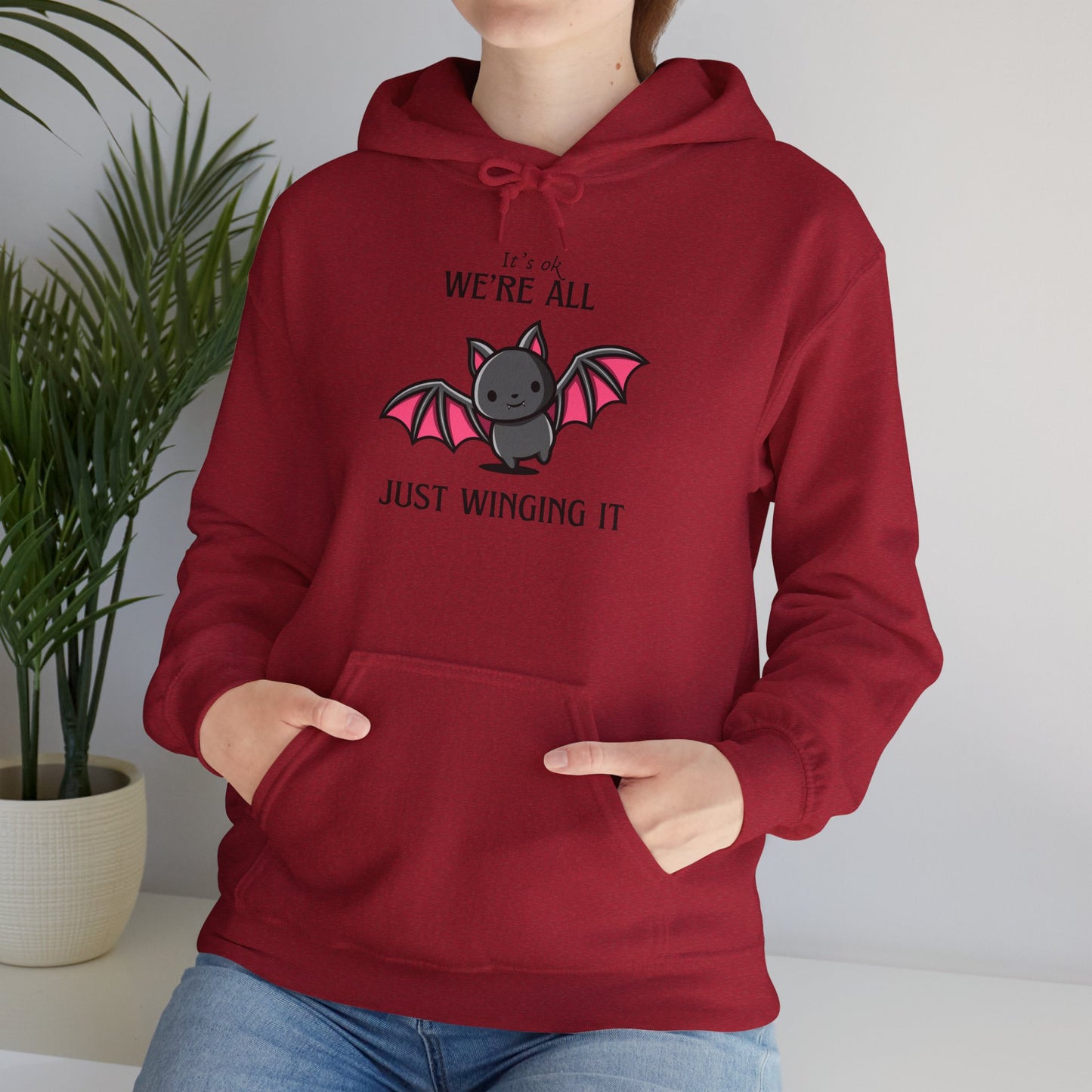 Just Winging It Unisex Heavy Blend™ Hooded Sweatshirt