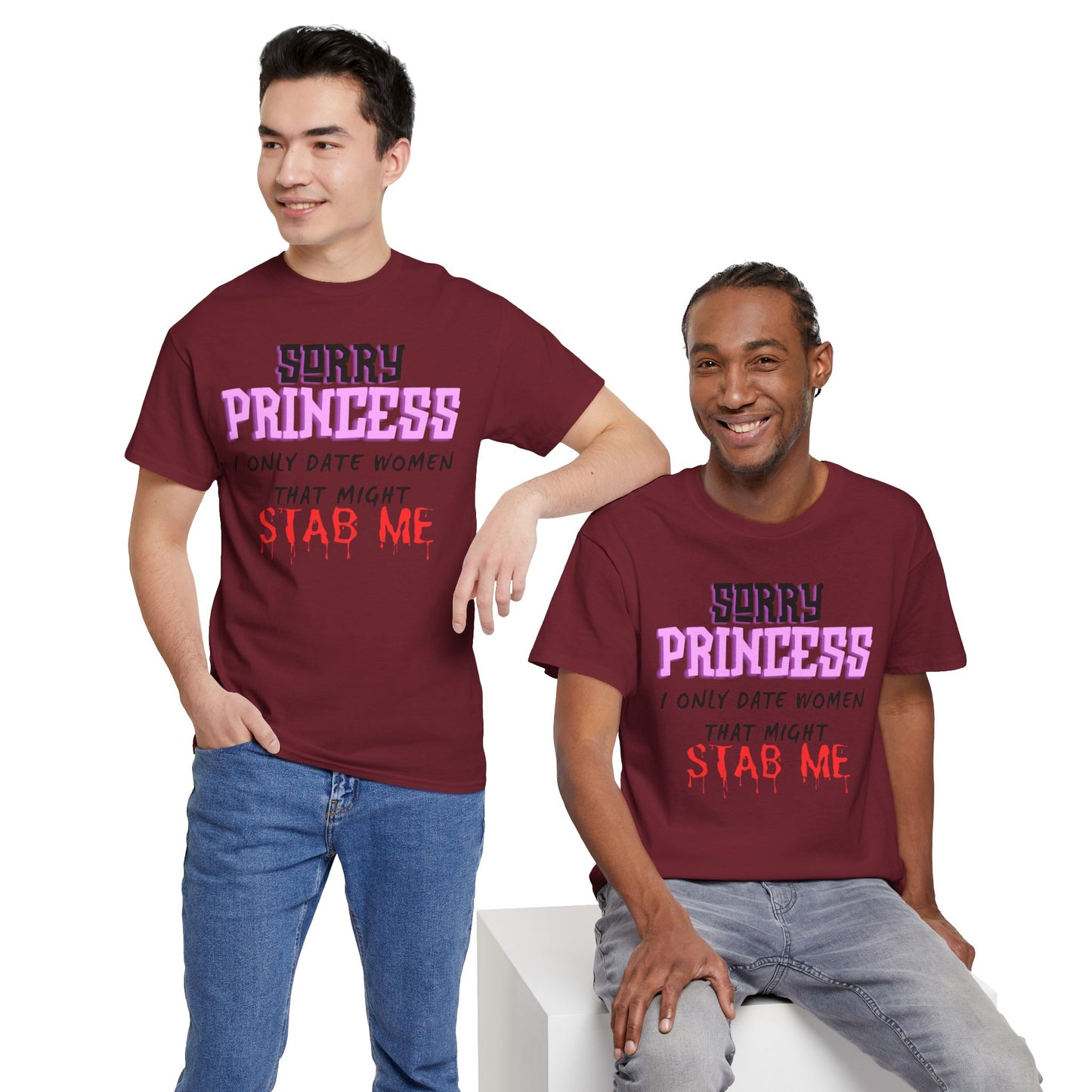Sorry Princess Unisex Heavy Cotton Tee