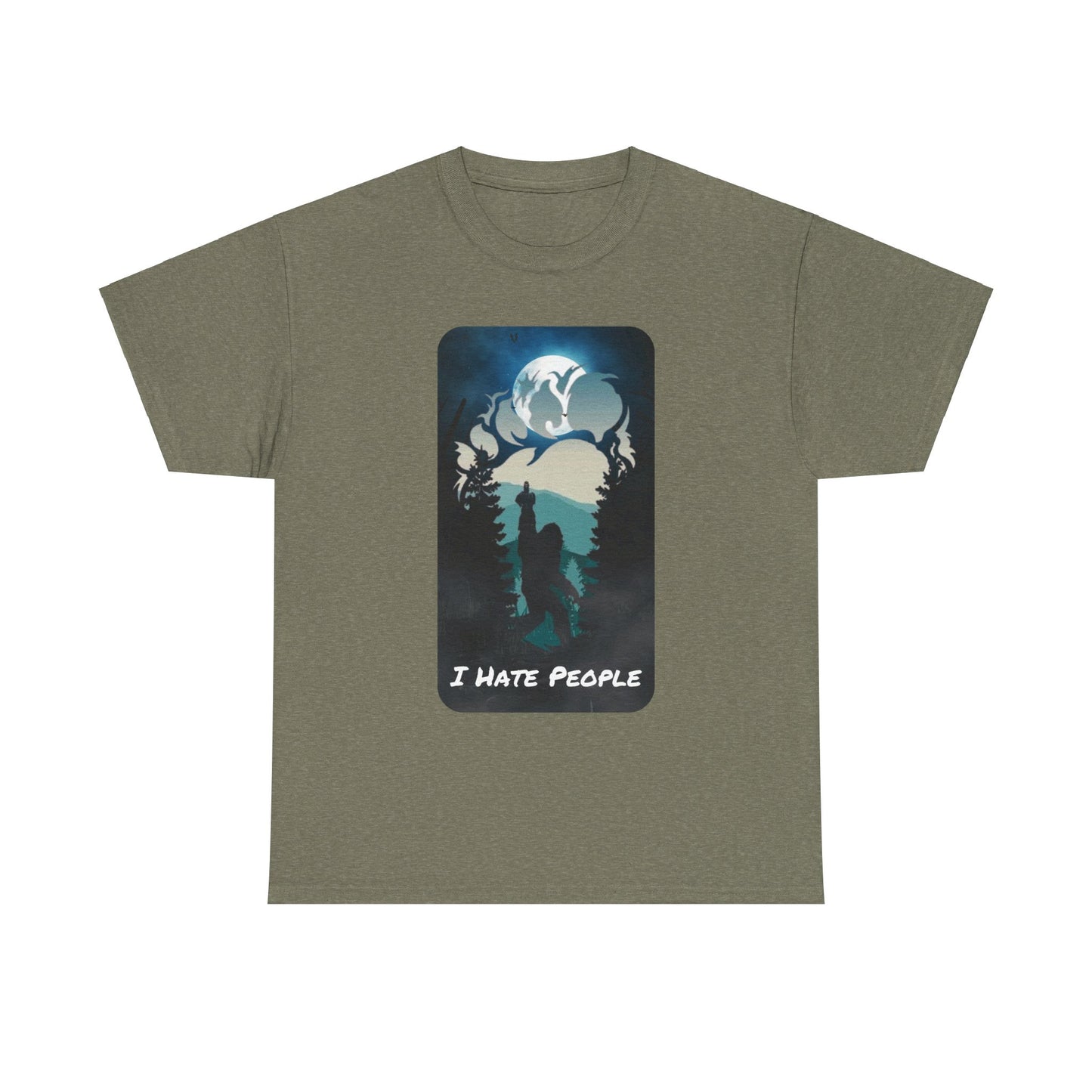 I Hate People Unisex Heavy Cotton Tee
