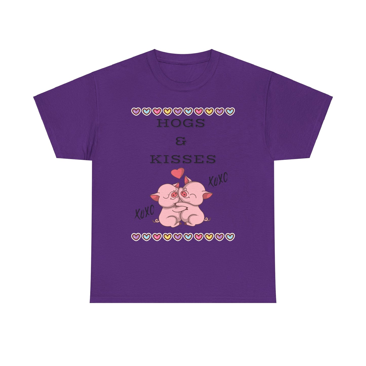 Hogs & Kisses Unisex Heavy Cotton Tee