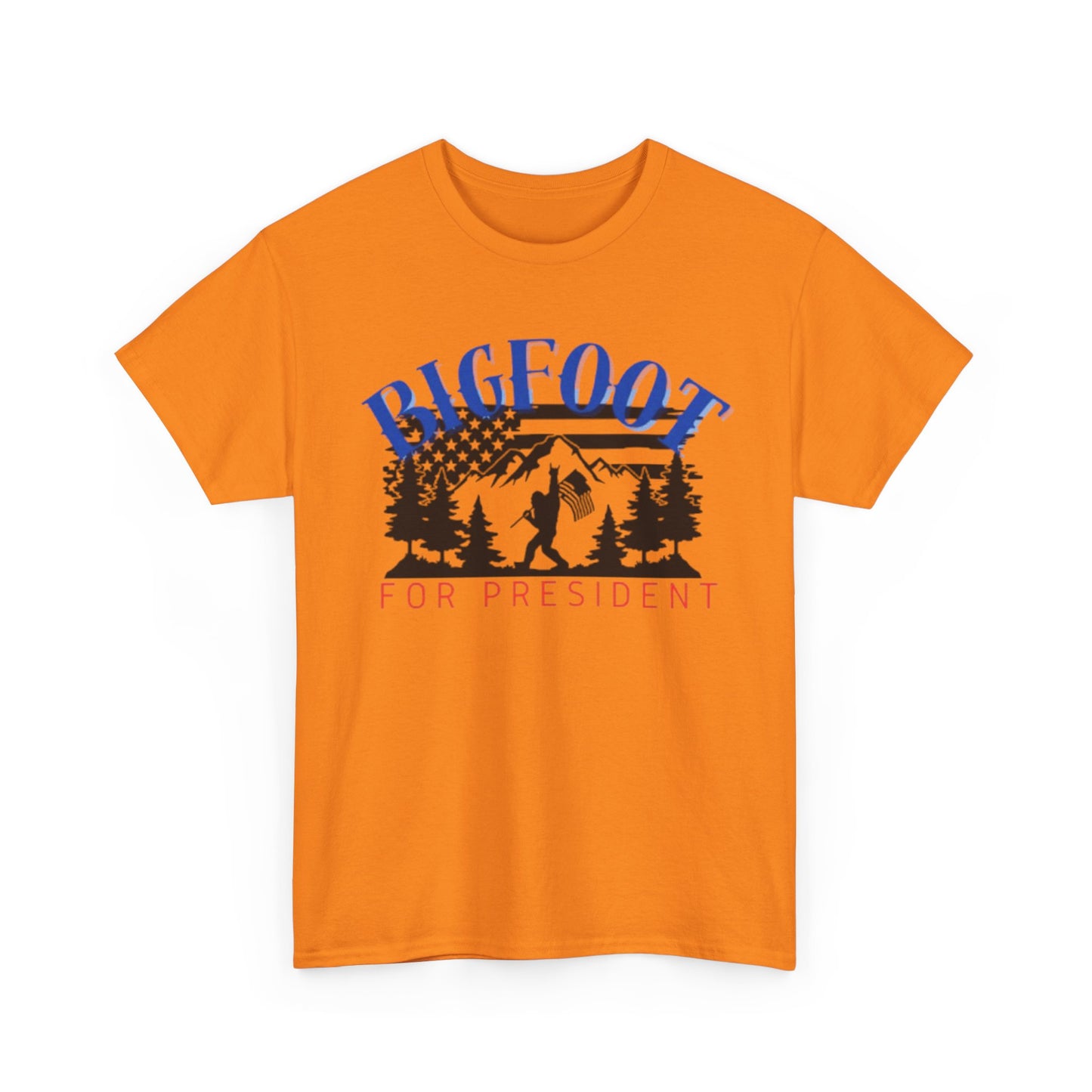 Bigfoot for President Unisex Heavy Cotton Tee