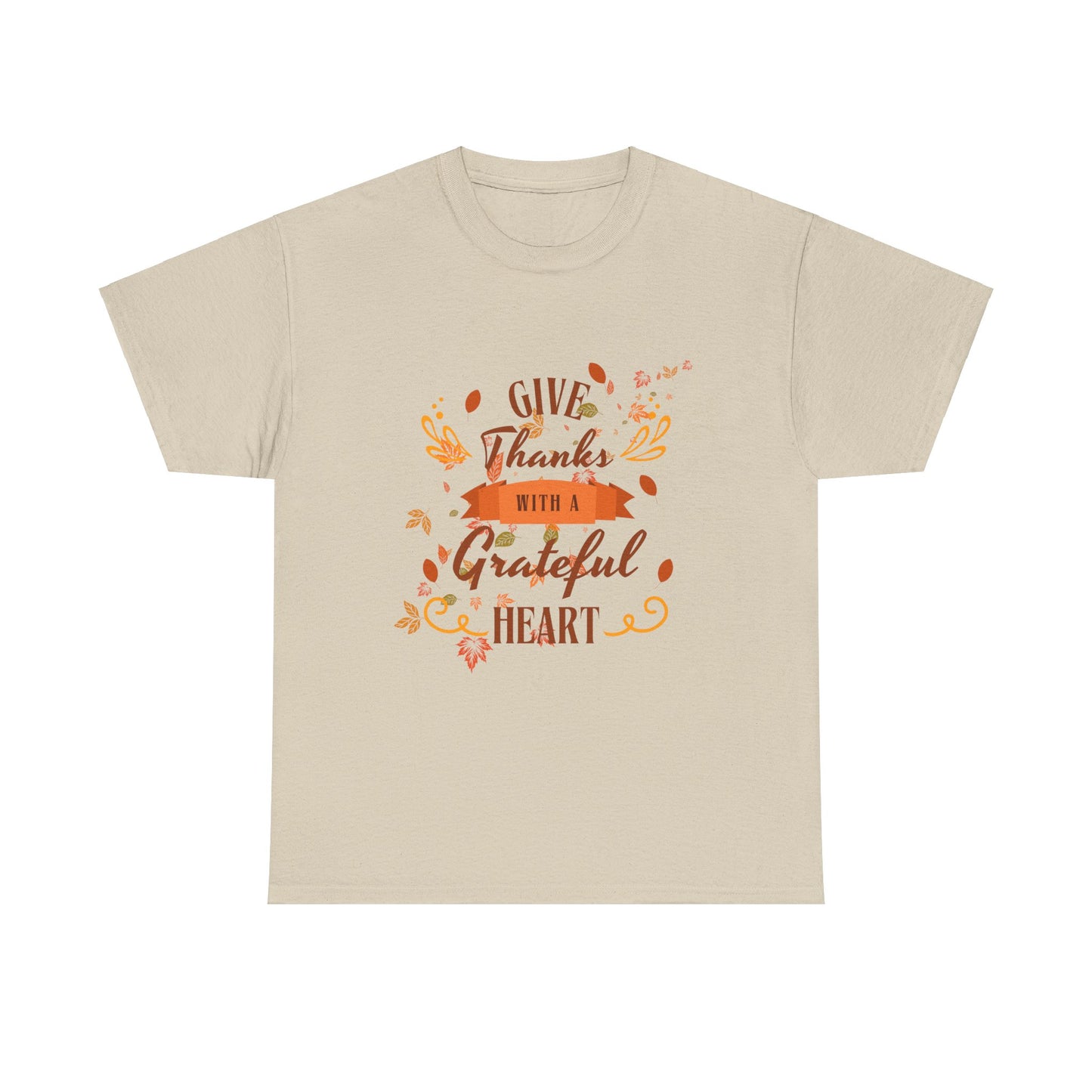 Give Thanks Unisex Heavy Cotton Tee